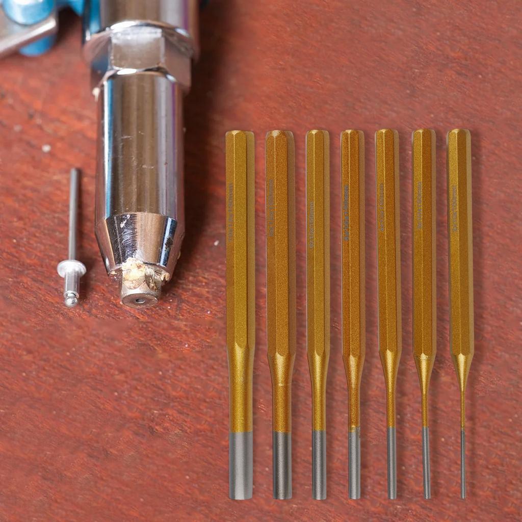 For DIY Projects For Precision Work Brass Punch Tool Industrial Punch Set Maintenance Tool Set Molding Manufacturing Tool