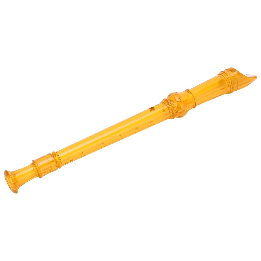 8‑Hole Clarinet ABS Transparent with Cleaning Rod Portable Treble Wind InstrumentOrange