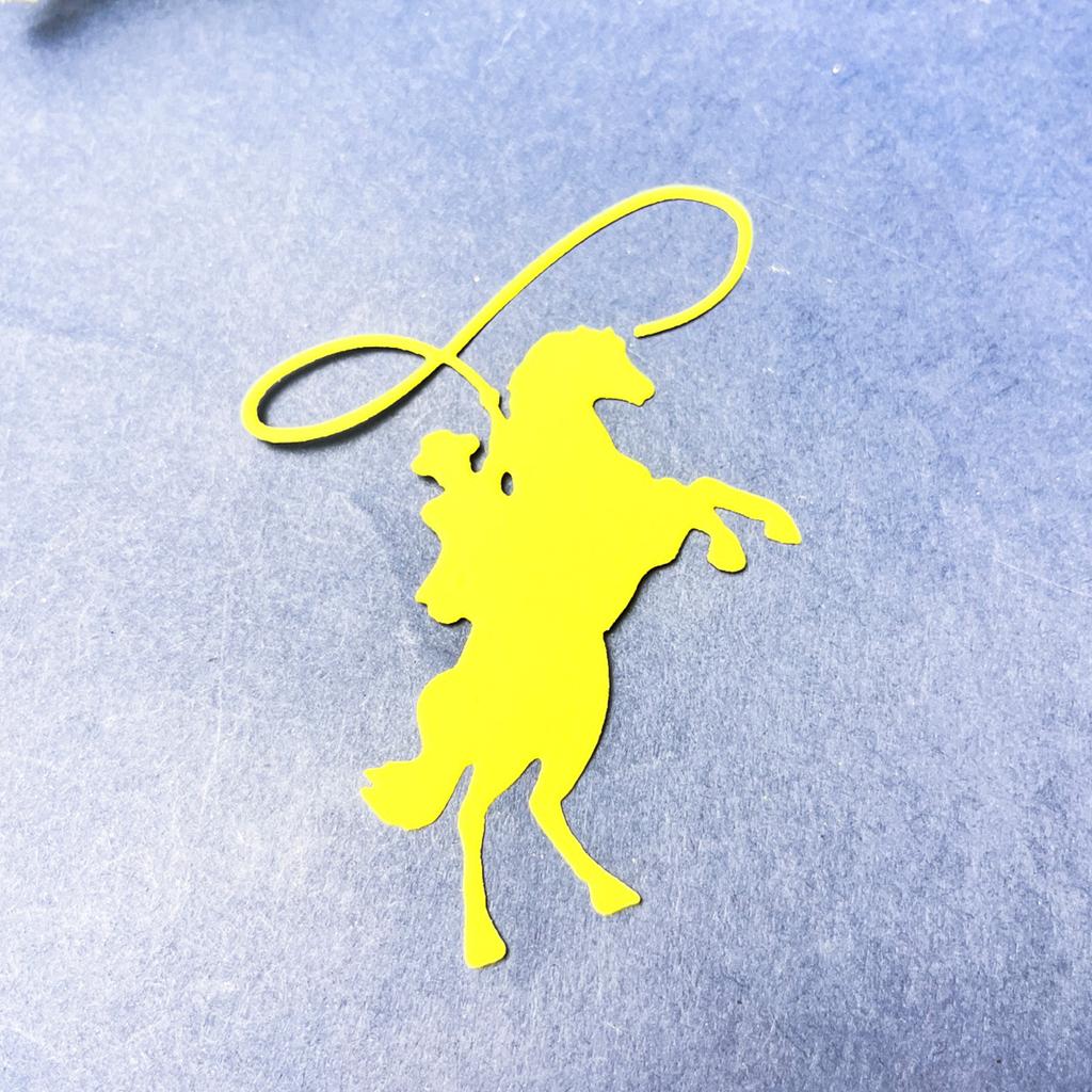 Ride Horse Metal Cutting Dies DIY Craft Carbon Steel Embossing Template Stencil Scrapbooking for Card Die Cuts Mold