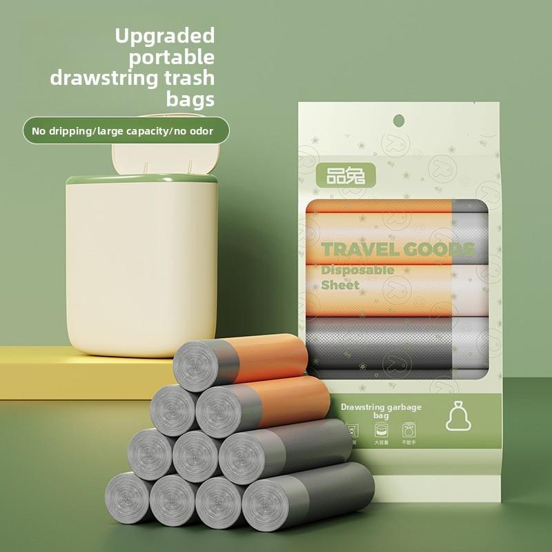 Heavy Duty Household Garbage Bags With Drawstring For Kitchen Waste Management