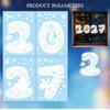 Waterproof 2027 Static Cling Decal Removable Static Xmas Party Door Stickers  Festive Decorations