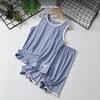 2Piece Modal Sleeveless Pajama Set for Boys, Summer Breathable Dinosaur Print