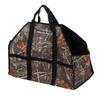 Firewood Carrier Bag Large Capacity Oxford Cloth Wood Log Carrier Tote Bag with Reinforced Handle Leaf Camouflage