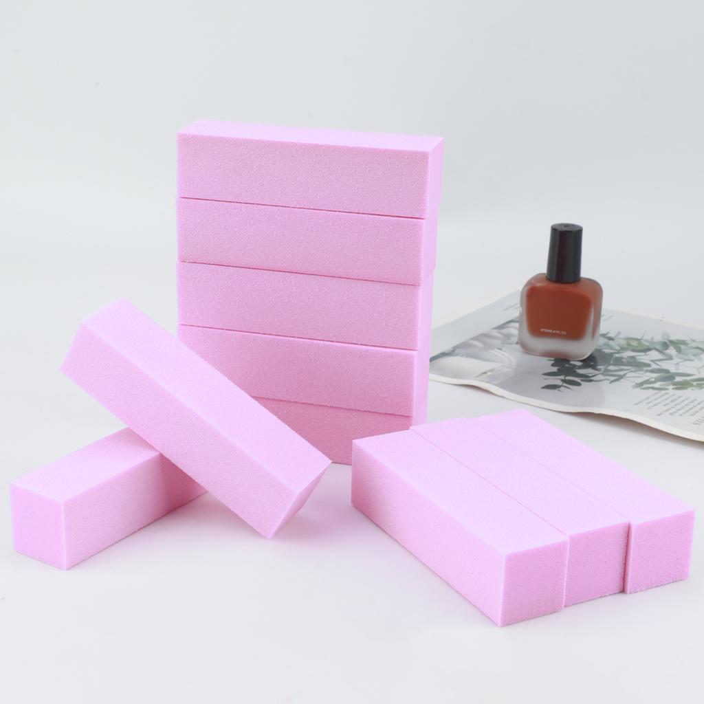 Pink Buffing Sanding Files Block Pedicure Manicure Care Sponge Nail Art Buffer Grindig Polishing No Hurt Nail Art Tools