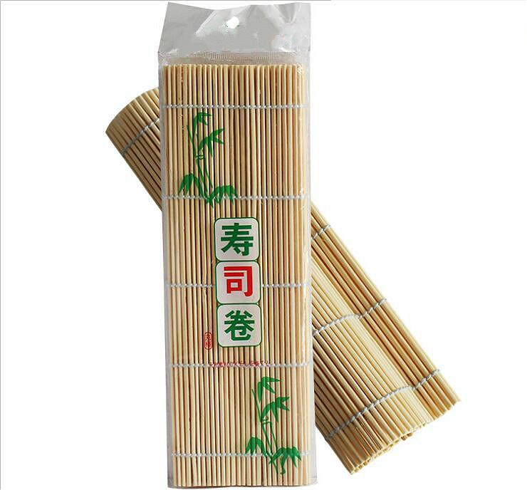 1pcs Sushi Tool Bamboo Rolling Mats DIY Onigiri Rice Roller Chicken Roll Hand Maker Kitchen Sushi Maker Tools Kitchen