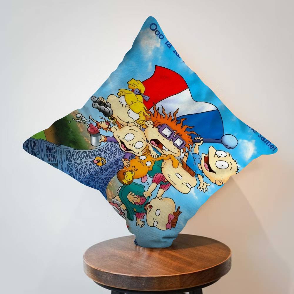 

Cartoon-R-Rugrat-Anime Pillow Anime Pillow Sofa Bed Head Pillow Cover Cushion Cover 45x45 cm Fashion 30cmx30cm