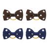 Dog Small Hair Bowknot with Rubber Bands Handmade Hair Dot Bow Pet Grooming Accessories for Party Christmas Birthday