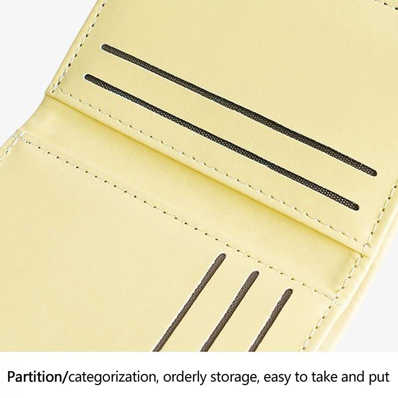 Women Cute Bear Wallets Triple Multi Functional Short Wallets Fold Card Holder Coin Purse Ladies Card Bag Clip Cartoon Bags