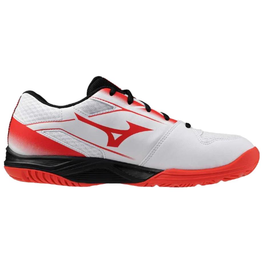Mizuno Sky Blaster 4 Wide White Poppy Red Men Sneakers Black 71GA253301