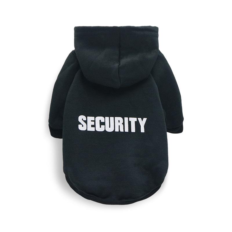 Security Fleece Hooded Poodle Teddy Sweatshirt for Dogs and Cats - Autumn/Winter Style
