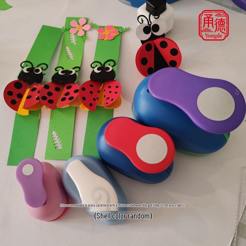 Round Embosser Craft Journal: Handmade Card & Flower Punching Machine for Kindergarten