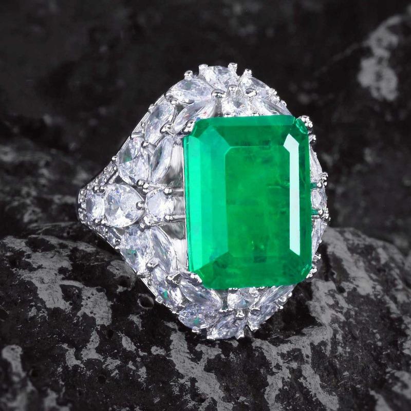 Sace Gems Klasický zirkonový prsten ze slitiny mědi Náhrdelník Soupravy šperků Dárky na svatbu