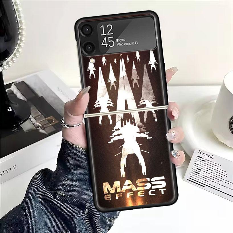 N7 Mass Effect Cases For Samsung Galaxy Z Flip 4 5 6 7 3 Z Flip7 Flip6 Flip4 Flip5 Flip3 5G Hard Shockproof Fundas Cover