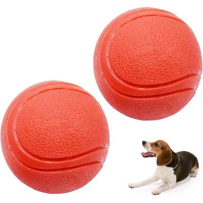 Ard Gummibälle für Hunde,Hundes Solider Gummi Hüpfball Bissfest und Unzerstörbar Hundetrainingsball,Hundebälle für Aggressive Kauer