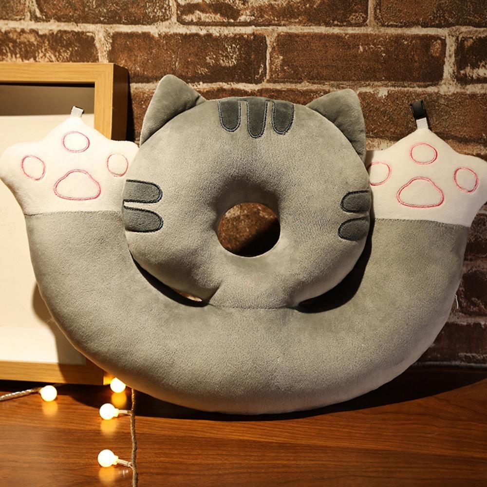 

Супермягкая кошачья подушка для офисного сна, плюшевая подушка для шеи Шиба-ину, подушка-грелка для рук, для мужчин и женщин Style 4