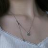Pearlymore Rose and Pearl Daily necklace_PM25N010SS