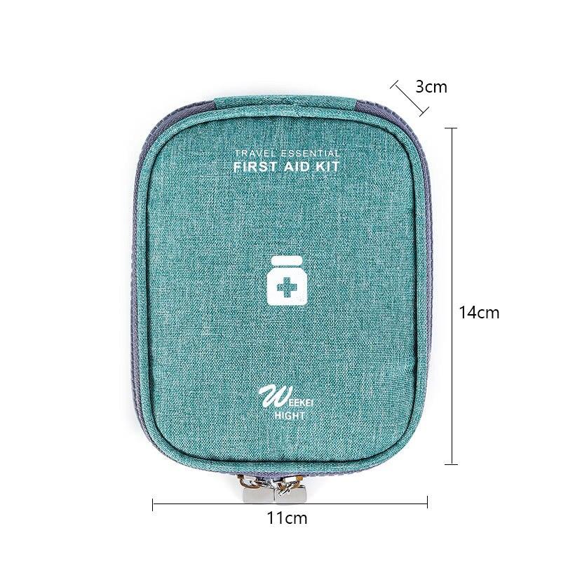 Portable First Aid Kit Storage Bag Oxford Cloth Medicine Storage Bag Emergency Medical Box for Travel Outdoor Camping Survival Bag Pill Case