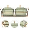 Snack Plate Compartment Plates Kitchen Fruit Dish Section Home Divided Food Serving Household Acrylic Dim Sum Tray