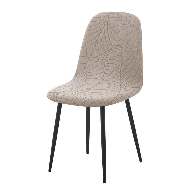 Coprisedia Jacquard Elasticizzato All-inclusive Antipolvere Copriseggiolino Colore Unico Senza Braccioli Guscio per Sedia per Casa Hotel