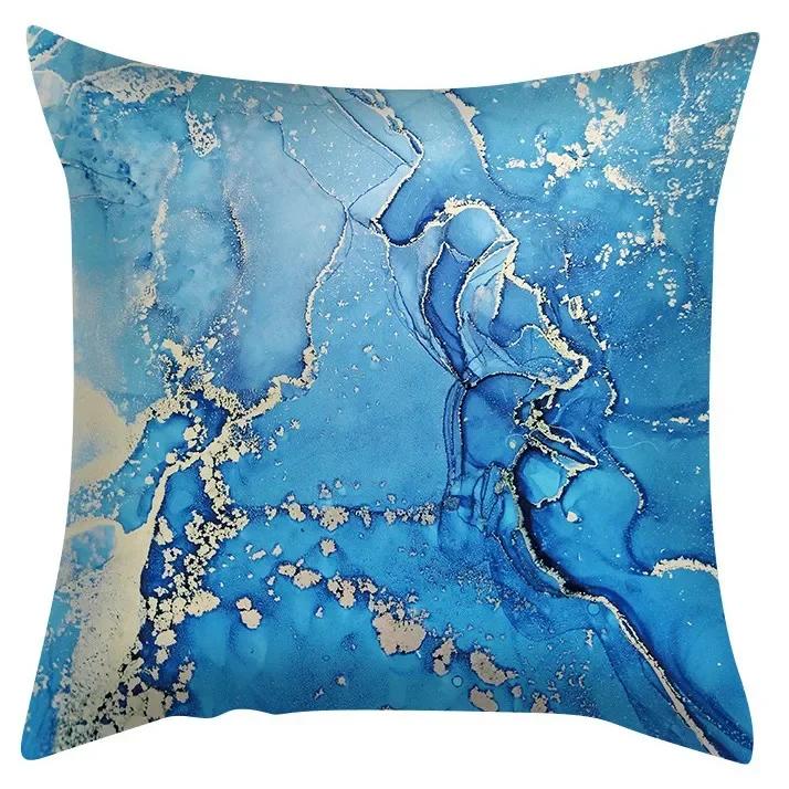 

Abstract Blue Pillowcase Fashion Cushion Car Pillow Sofa Cover, 66x66cm