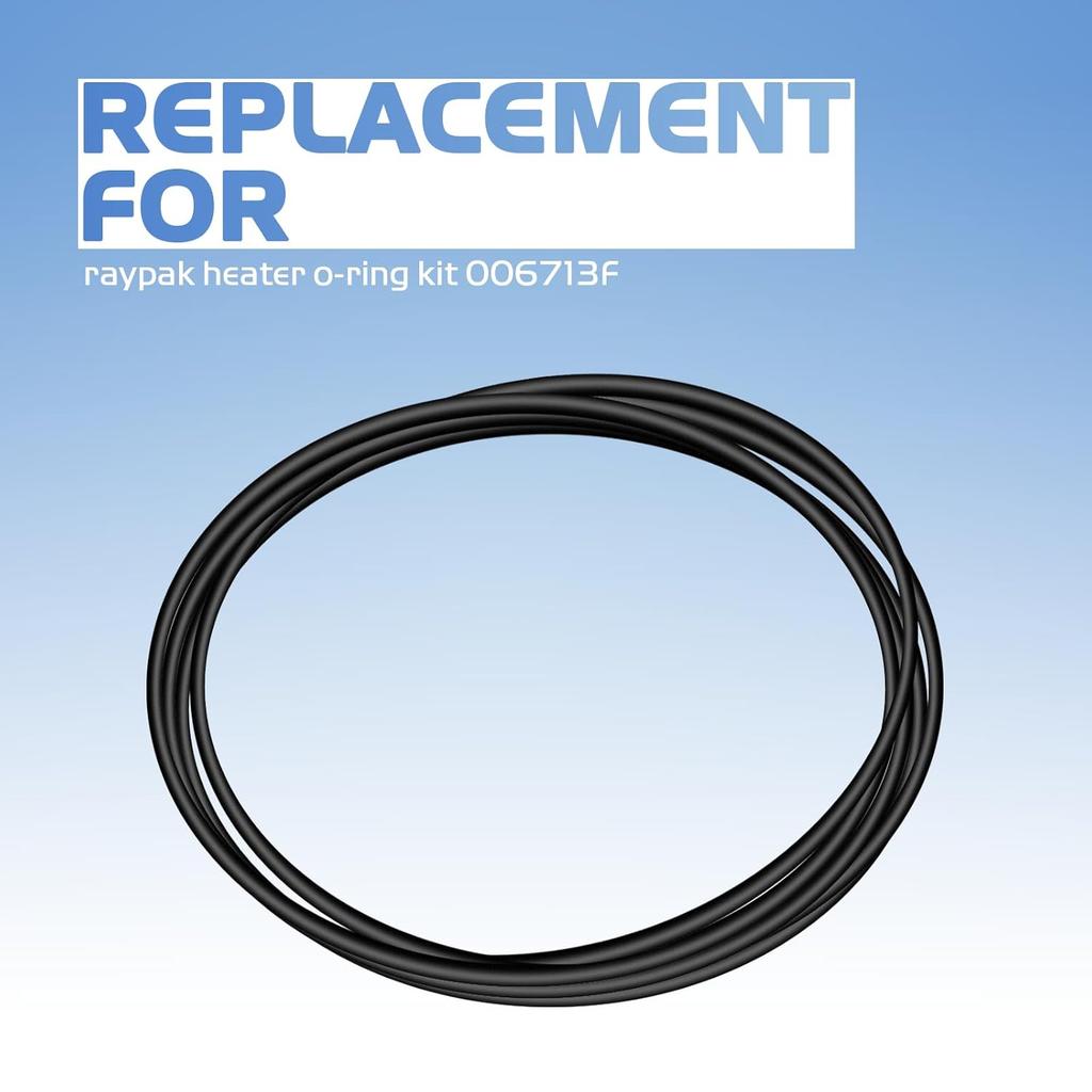 006713F O Ring Gasket for Raypak Heater Heat Exchanger, Pool Heater O-Ring Gasket 185-405 206-406 207-407-Kit, Pool Heater Replacement Parts