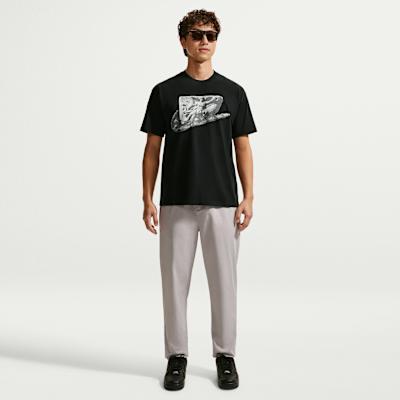 Nike T Shirts Men's Black Crew Neck