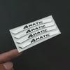 3D Aluminium 4MATIC A M G Logo Hjul Felg Klistremerker Dekaler Emblem Merke For A B C E S GLA GLC GLE GLS CLS Tilbehør