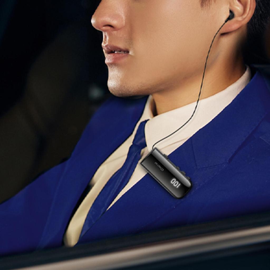 IPX7 Waterproof Bluetooth clip on Earphone Noise Cancelling windproof Wireless Headphone ears in lotus with wire