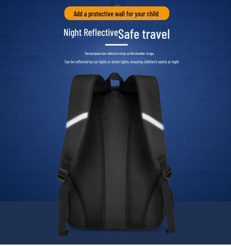 Vodotěsný školní batoh velké kapacity pro žáky základních, nižších středních a středních škol