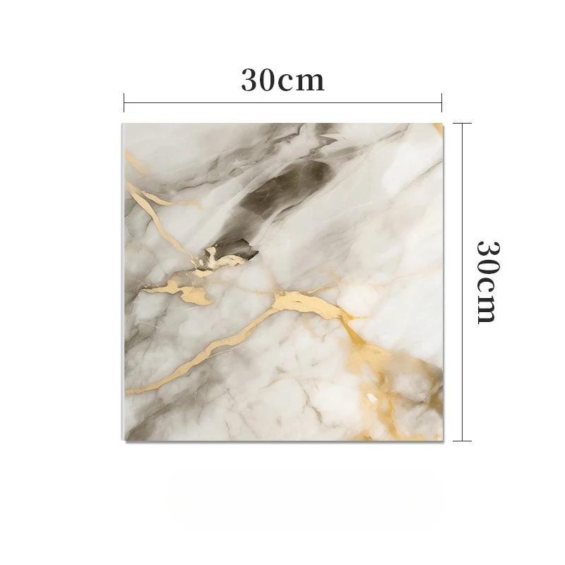 10-50PCS Imitation Marble 3D Ceramic Tile Wall Renovation Decoration Sticker Waterproof Self-adhesive Homeelf-adhesive Wallpaper