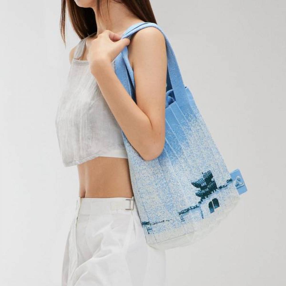 Pleatsmama Shopper Bag Seoul Edition Ocean Sky Two Way