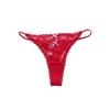 Transparent Lace Thong Women Sweet Style Thin Strap Seamless Underwear Panties Hollow Out Lace Bow Underpants Daily Wear