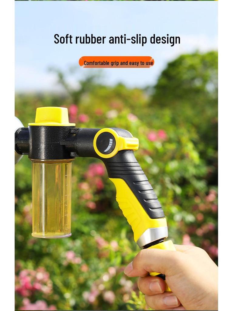 8-in-1 Foam Water Gun: Multi-function Spray for Home, Garden, and Car Wash