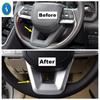 ABS Auto Steering Wheel Bottom Decor Frame Cover Trim For Toyota Land Cruiser 300 LC300  - 2025 Interior Refit Accessories