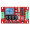 FRM01 LED Digital Time Delay Relay Module DC 5V 12V 24V Automation Delay Loop Module 1CH Loop Delay Self-Locking Timing Board