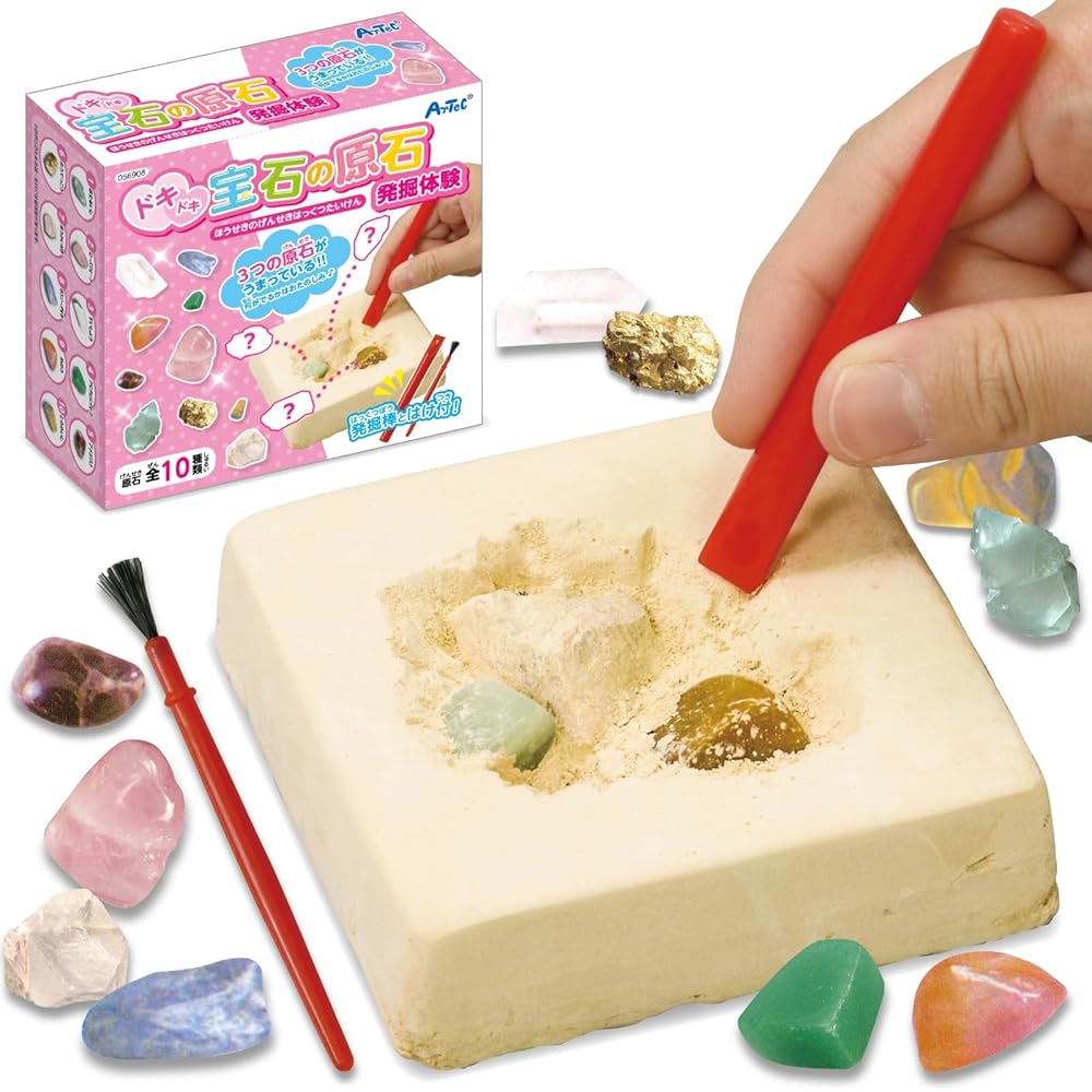 

Artec Gemstone Excavation Experience Kit Educational Science Project for Kids 56908