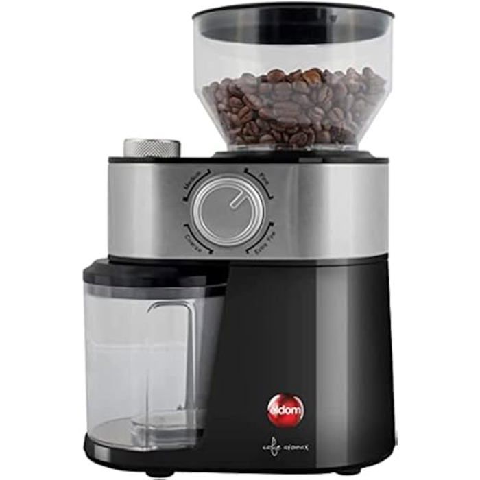 Moulin à café électrique - ELDOM - MK170N - 170 Watt - Noir - Idéal pour les amateurs de café