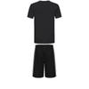 Adidas Taekwondo Round Neck Pullover Soft Short Sleeve T-Shirt Comfortable Striped Fashion Shorts Casual Sports Set ADICLTS24TK-BW+S21ATMSH2T-BW