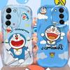 Doraemon Wave Case for Samsung Galaxy S24 S23 S22 S21 Ultra Plus S20 FE A73 A72 A71 A55 A54 5G A53 A52 A51 4G A50S A50 Cover