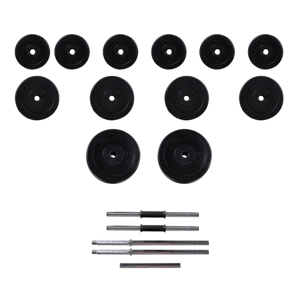 Barbell + 2 Dumbbell Set 30.5 kg