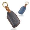 Layer Leather Car Key Case Cover for VW Volkswagen Golf 8 MK8 ID3 ID4 Cupra Skoda Octavia A8 SEAT Leon MK4 Formentor Tarraco