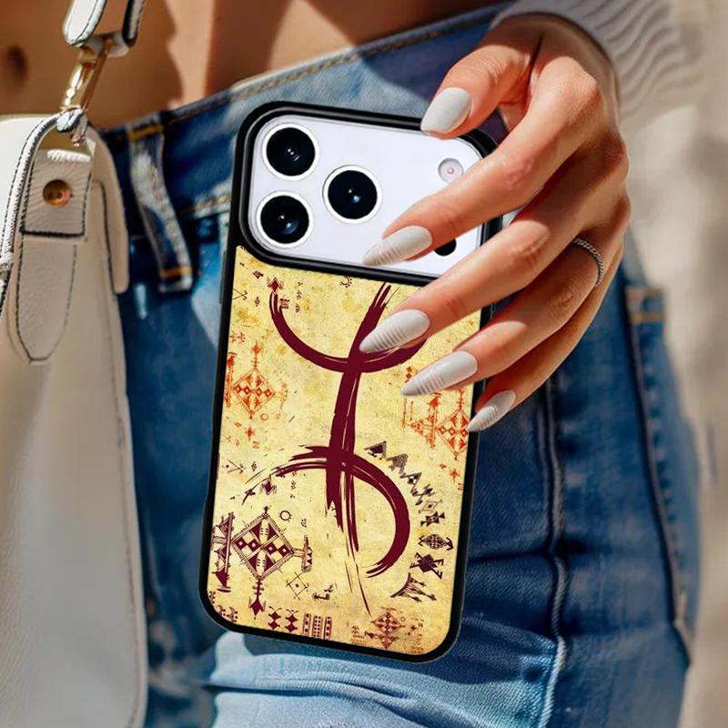 Amazigh Berber Flag Phone Case For iPhone 17 Air 14 15 13 12 Max Cover For Apple 14 15 16 16e 11 Pro Max Plus Coque