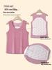 De Róng Women's Seamless Warm Vest - Winter Plus Velvet, Thickened Stomach Protection, Heating Base Layer, Cotton Camisole