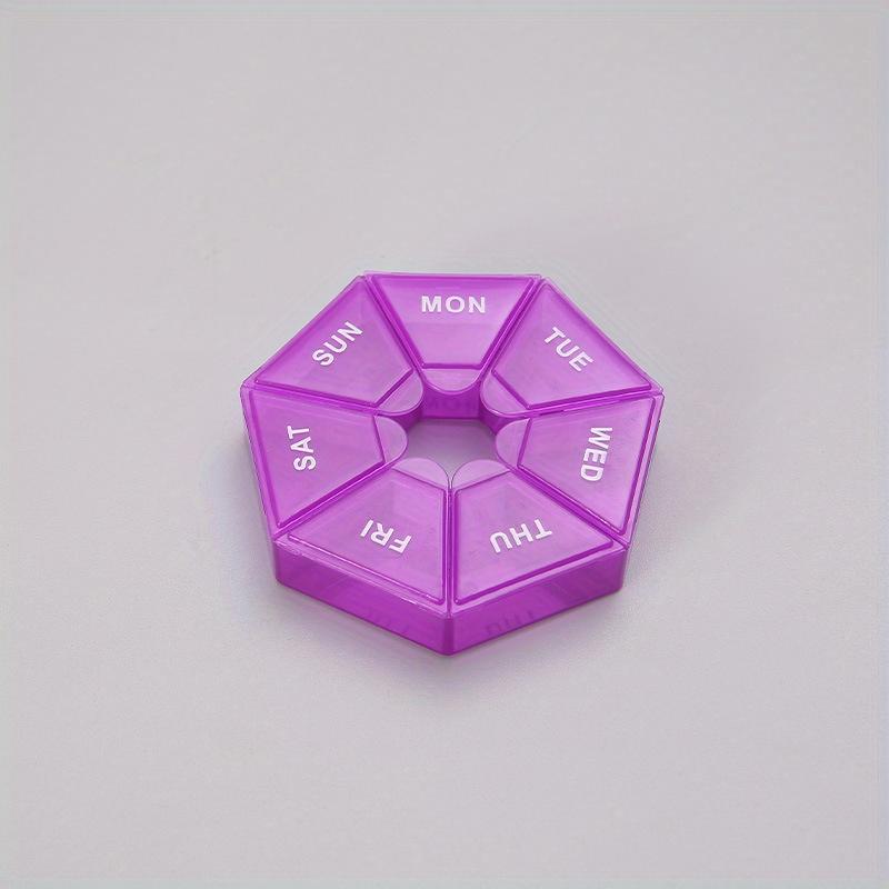 7 Day Pill Box Organizer Portable Travel Pill Storage Box Daily Medicine Pills Reminder For Travel Outdoor Accessories