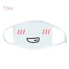 ALL-FASHION-MALL Λευκή Anime Εμοτικόν Μάσκα Στόματος Kaomoji Αντι-Σκόνης Kawaii Μάσκα Προσώπου