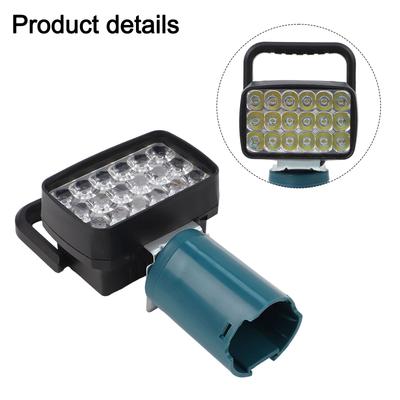 Éclairage Lumineux Alimenté par Batterie Éclairage de Zone de Travail 18 Diodes LED Matériau Environnemental ABS Taille Compacte