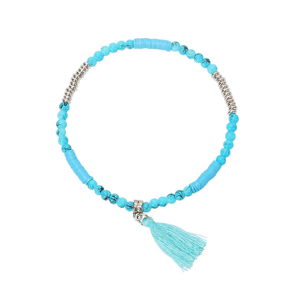 Retro Boho Shell Anklet for Women, Summer Beach Vacation Handmade Foot Jewelry