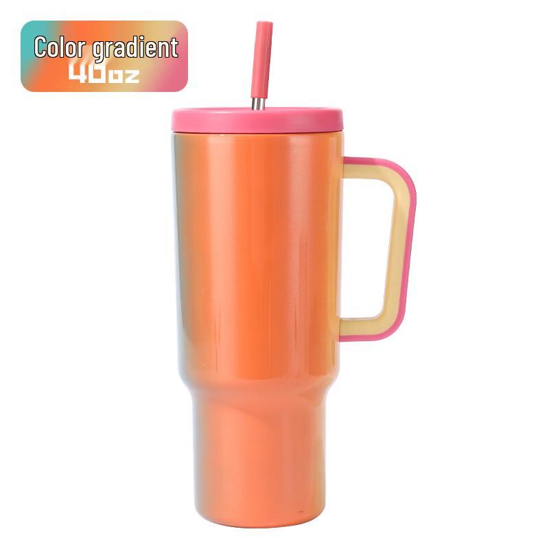 Shangqi 40oz Insulated Tumbler with Gradient Handle
