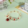 Neon Silicone Pet Collar with Heart and Cats