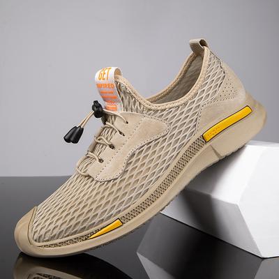 Chaussures de Course d'Extérieur Tissées Volantes pour Homme Chaussures Décontractées Confortables Chaussures de Sport Légères Chaussures en Maille Respirante pour Homme Baskets